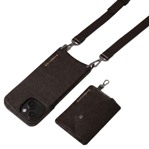 BANDOLIER �o���h�����[ �X�}�z�V�����_�[ iPhone15 15Pro 15Pro Max �X�}�z�P�[�X �A�C�t�H�� ���~ �s���[�^�[ REMI PEWTER 12REM �u���b�N iPhone 15 Pro