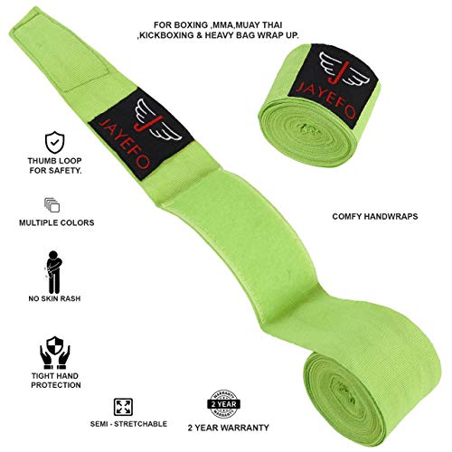 Jayefo Boxing Mma Handwraps (Green) #TOP3
