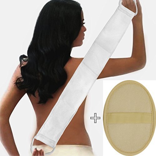 Buy Loofah Combo Pack, Extra Long Back Scrubber With Handles, Body