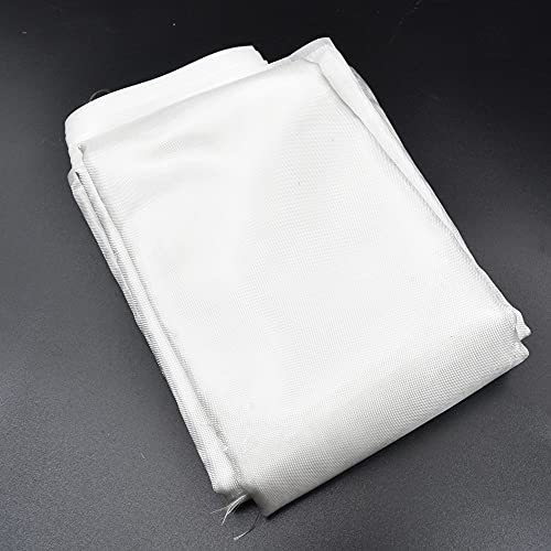 MTYIQS High Density Fiberglass Mat White Woven Fiberglass Cloth Mesh Roving Glass Fiber Sheet 1.5oz 0.05mm for Boat RC Plane Auto Surfboard Tub Pool Repair