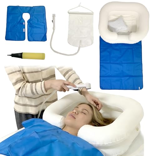 Inflatable Bedside Shower System with Water Bag (6 Pack)
