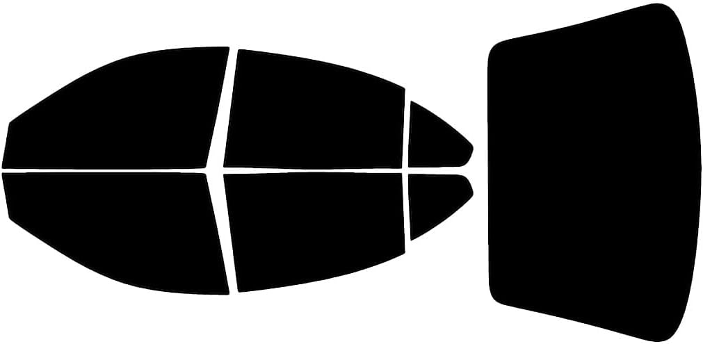 Rvinyl Window Tint Kit Compatible with Pontiac Grand Am 1999-2005 (Sedan) - Complete Precut Kit - 5%