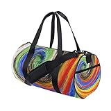 fitness circle flex Maße: 45 x 22,9 x 22,9 cm. Eslifey Circle Paintings Fitness Sporttasche Gym Bag Travel Duffel Bag für Damen und Herren