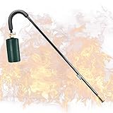 DOMINOX Propane Torch Weed Burner Weed Torch with Push Button Igniter Adjustable Flame 20,000 BTU...