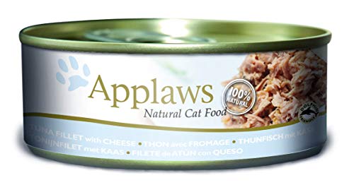 APPLAWS CAT TUNA WITH CHEESE 156G TIN