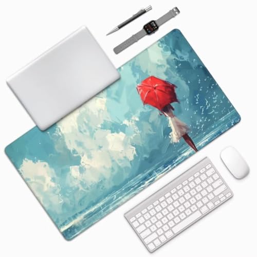 Amazon.co.jp: マウスパッド 大型 70 x 40 cm マウスパッド 青 アニメ