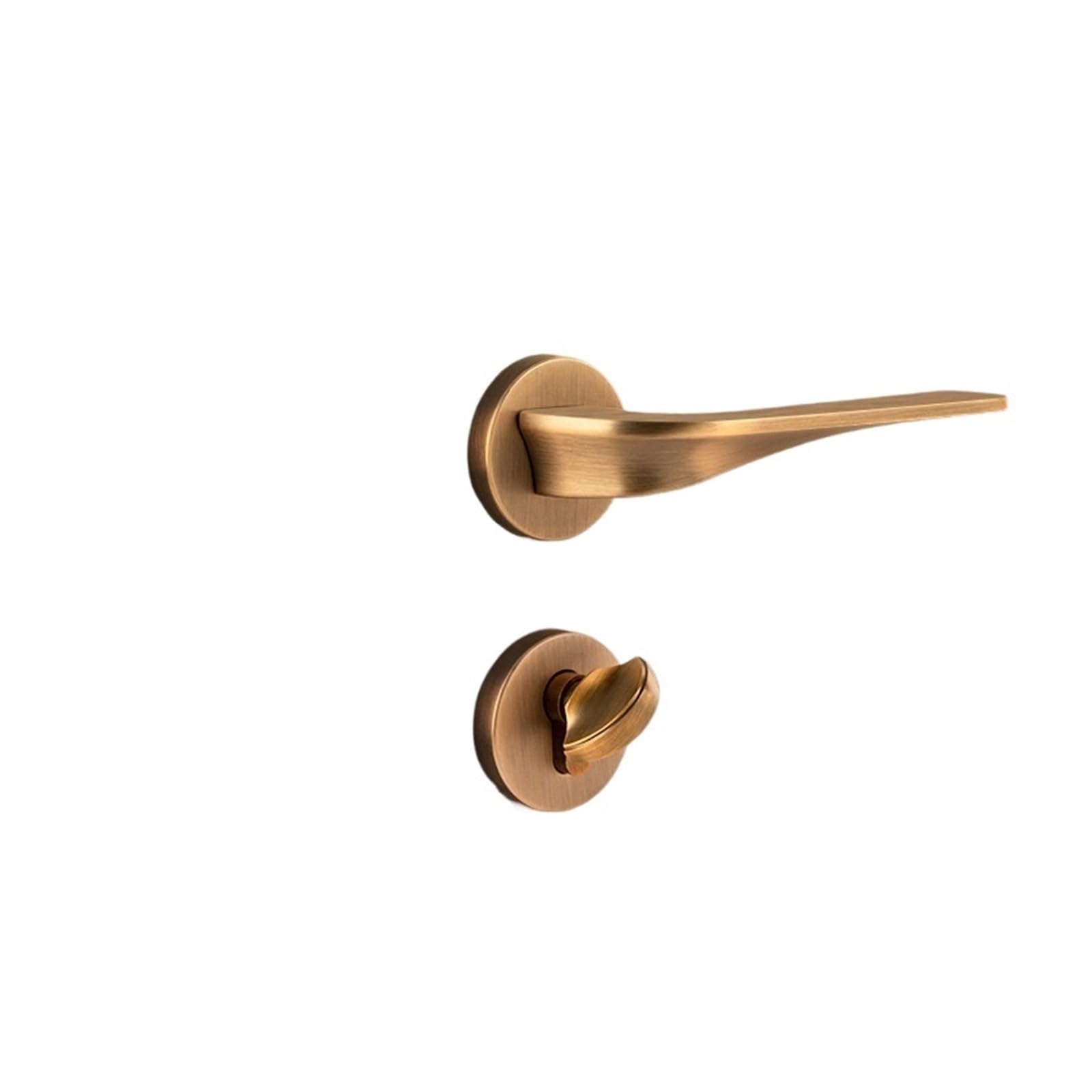 Serrure magnétique de chambre silencieuse en bronze type C pour préserver le calme de la maison