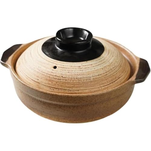 炊飯土鍋 3合炊き ご飯鍋 IH・直火対応 ばんこ焼 耐熱陶器 ふっくら炊き 焦げ付き防止 耐久性 和食調理 ガス火OK お手入れ簡単 小ぶりサイズ Tasydi (ふかなべ1500ml)