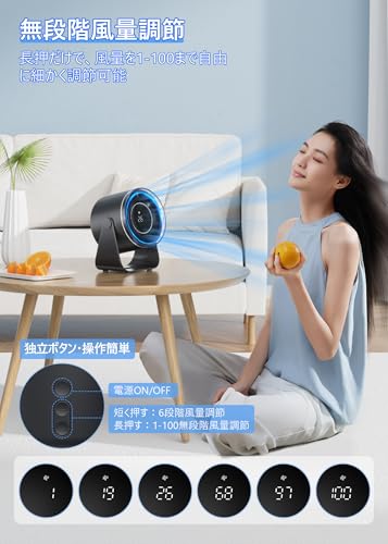 WSKEN 卓上扇風機 AF02 の商品画像 1