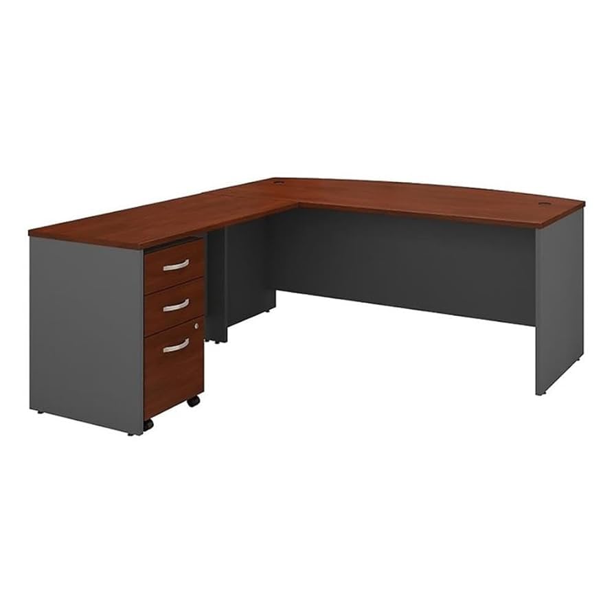 直接取引 デスク Amazon.com: Bush Business Furniture Series C 72W Bow Front L