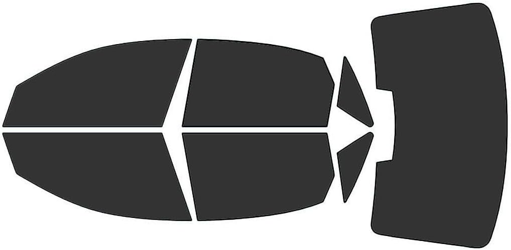 Rvinyl Window Tint Kit Compatible with Audi A4 2009-2016 Sedan - Black 20% - Single Ply No Bubble Film - Do it Yourself Vehicle Complete Precut Kit