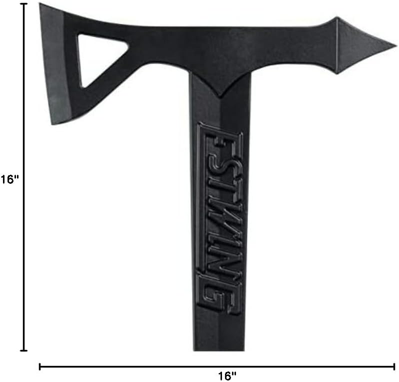 ESTWING Tomahawk Axe - 16.25" Lightweight Hatchet with Forged Steel Construction & Shock Reduction Grip - EBTA, Black
