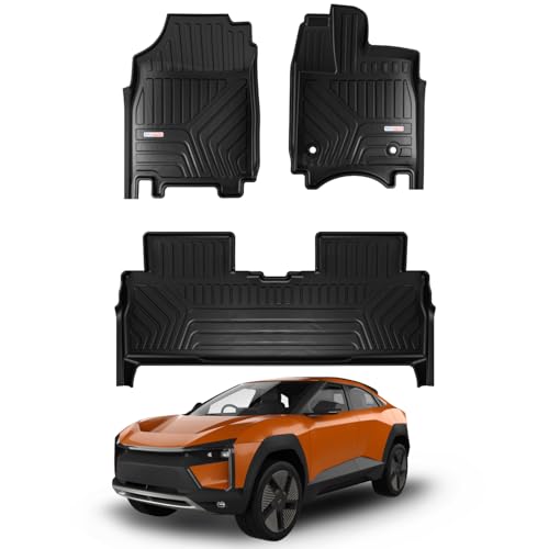 Image of Car Floor Mat for BE 6 (All Models) Custom Fit, Heavy Duty & Anti-Slip 3D TPE Floor Mat | Easy to Clean, All Weather Resistant, Waterproof & Dustproof Car Foot Mat for BE 6
