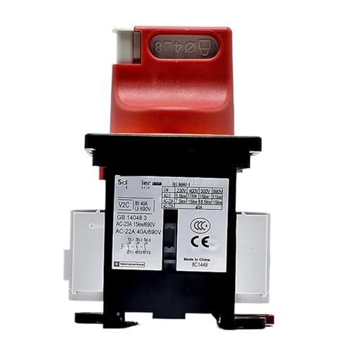 Interrupteur-sectionneur de charge V2C tripolaire 40A VCF2C avec sa commande KCF1PZC