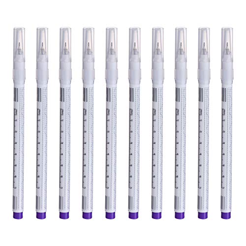 FRCOLOR 10pcs Surgical Tip Markers Skin Marker Pen Tattoo Pen Ultra Fine Tip Marker (White)