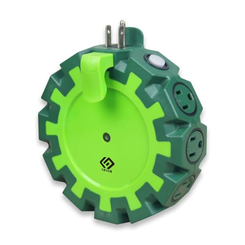 Outdoor Outlet Extender, Heavy Duty 10 Outlet Power Adapter with