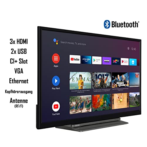 Toshiba 32WA3B63DAZ 32 Zoll Fernseher / Android TV (HD-Ready, HDR, Smart TV, Play Store & Google Assistant, Triple-Tuner, Bluetooth) – Bild 3