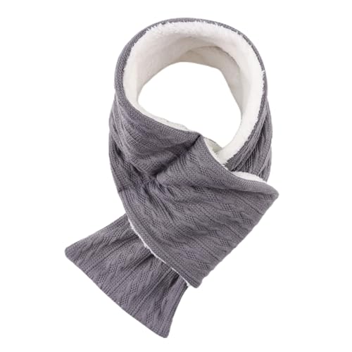 OMUKY Unisex Winter Knit Warm Scarves Thick Fleece Scarf Cold Weather Soft Neck Warmer for Women...