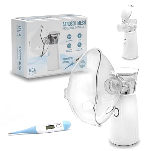 Aerosol Portatile Silezioso Mesh Ultrasuoni Adulti Bambini Usb-C Ricaricabile 2
