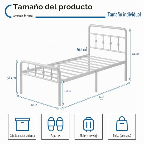 La mejor comparación de Estructuras metálicas para cama disponible en línea. 13 Imagen adicional