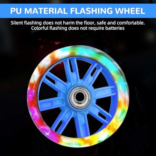 Image of Proberos 2 Pcs Kids Bike Support Wheels Kit, for 12-20 Inch Bicycle, Rotate Flashing Training Wheels, Universal Support Wheels Bicycles, Kids Bike Modification Biking Aid Wheels for Beginner Riders