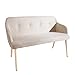 Produktbild invicta INTERIOR Sitzbank Scandinavia Natur mit Armlehne Bank Buche Gestell im Retro Trend