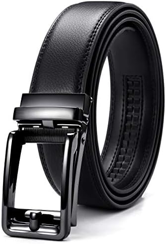 CHAOREN Automatik Gürtel Herren, 35 mm Breiter Ratschengürtel Herren | Lochfreie Mikrojustierung, Auf Wunschlänge Kürzbar, Business, Jeans & Freizeit