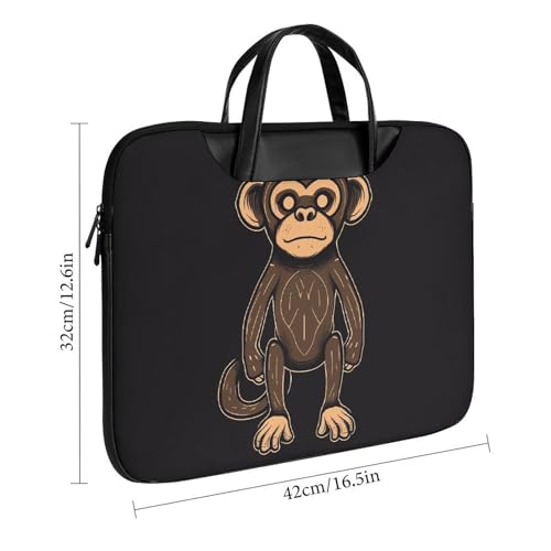 Bolsa para portátil impermeable marrón oscuro 17" miniatura 3
