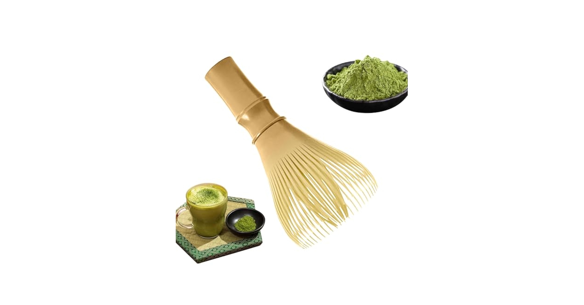 Amazon | 抹茶用泡立て器、抹茶茶筌 - 抹茶泡立て器再利用可能な