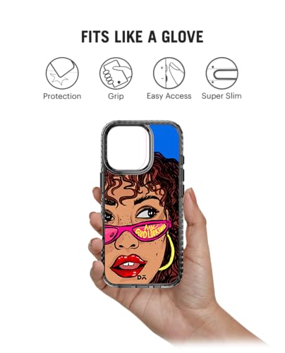 Image of DailyObjects Hey Good Looking Stride 2.0 Magnetic Case Cover Compatible with iPhone 16 Pro Max | Wireless Charging Slim Back Cover | 2 Layer Edge Protection & Shockproof