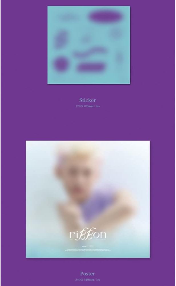 [SET] BAMBAM 1st Mini Album - riBBon (SET Ver.) 2 Album + 2 Folded Poster