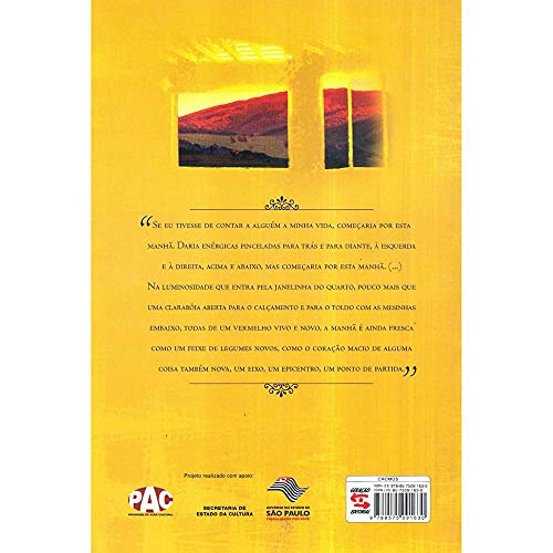 Paisagem com neblina e buldôzeres ao fundo: