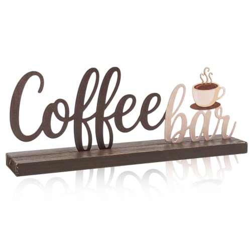 flangairy Metal Coffee Bar Sign, Coffee Station, Corner, Shop, Table Decor