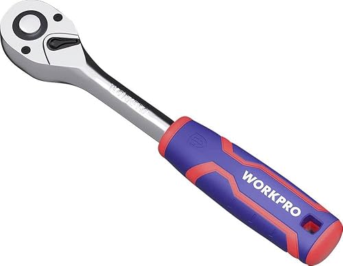 WORKPRO WP271011 3/8DR Quick Release Ratchet Handle, 72 Gear