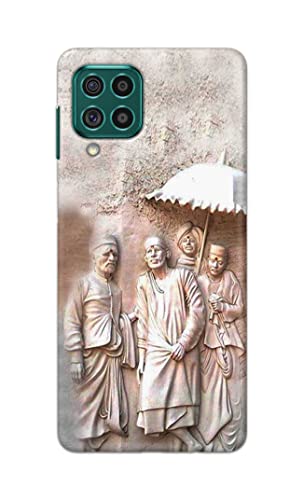 Image of Printed Hard Back Cover Case for Samsung Galaxy F62 | Samsung Galaxy M62 Back Cover (Sai Baba) -1803