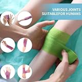 Zosenyer Selbstklebender Verband, 12 Rollen x 5cm x 4.5m Selbsthaftende Bandage für Erste Hilfe, Elastische Binde Kohäsiver Verband für Handgelenk, Knöchel, Vet Wrap, Pet