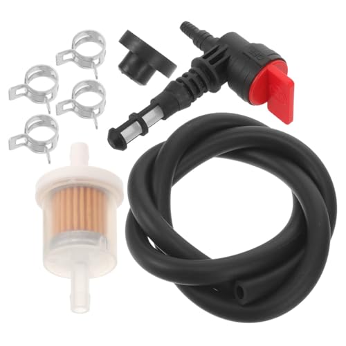 INOOMP 1 Set Fuel Lawnmower Shut Off Valve Garden Trimmer Fittings Mower Supplies