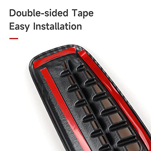Image of Car Air Outlet Vent Cover Trim Decals for 2022 2023 2024 2025 2026 Honda Civic 11th Gen Accessories ABS Carbon Fiber Interior Stickers