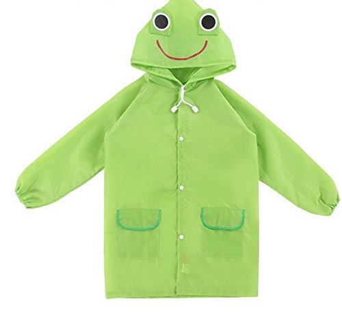 Casaco impermeável WSLCN infantil unissex poncho divertido leve desenho de chuva casaco de chuva com