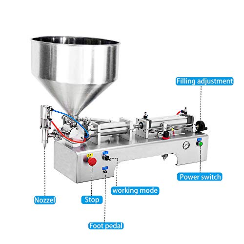 Kimtem Paste Filling Machine, Pneumatic Filling Machine, Bottle Filler For Liquid Paste #TOP3