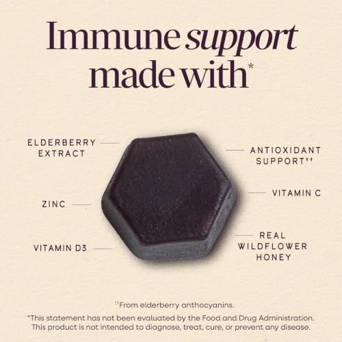 Nature’s Way Sambucus Elderberry + Wildflower Honey Immune Gummy, 50 ct - image 2