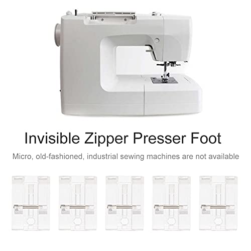 Pie para máquina de coser tipo cremallera invisible Zerodis miniatura 2