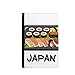 beatChong Cubierta De La Carpeta De Viaje Cuadro Titular del Pasaporte Sushi Tradicional Tarjeta De Monedero Caso Japonés