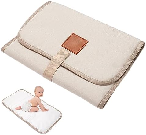 Cesta Fasciatoio Neonato Pieghevole SEBRAM - Con Materassino Impermeabile E Borsa, Stile Boho Verde - Foto 5