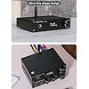 S.M.S.L D12 Audio DAC Mini HiFi Audio Decoder DAC Input USB/Coaxial/Optical Output RCA/Headphone Amplifier DSD512 32-bit 768KHZ for PS5 Switch Support MQA (Black)