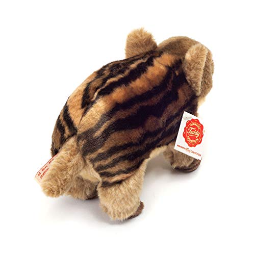 Teddy Hermann 90832 Wildschweinfrischling 22 cm, Kuscheltier mit idealem Recyclinganteil (Füllmaterial)