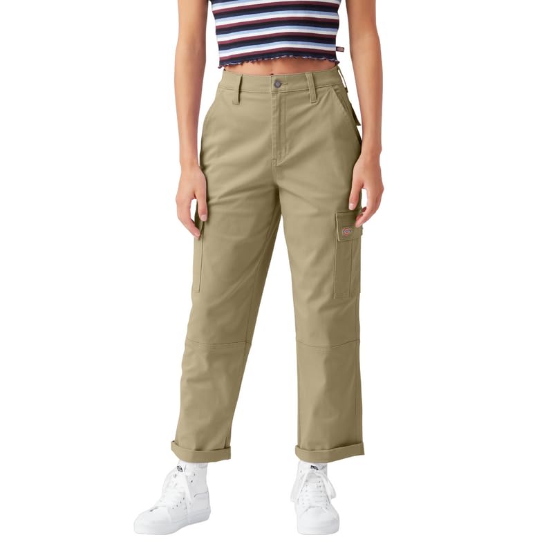 Image of Dickies Women's Relaxed Fit Cropped Cargo Pants