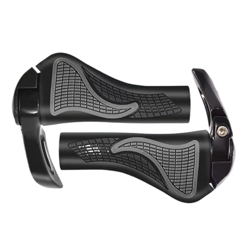 QUXVUIS マウンテンバイクハンドルバーアクセサリーユニバーサルゴムシリコンカバー迅速かつ簡単なインストールのための 120 ° 調整可能, 黒