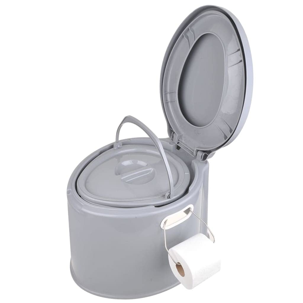 PRO PLUS Toilettes de Camping - Seau Portable avec siège et Couvercle - Compost de 7 l