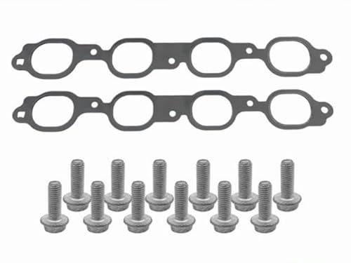 Zieichy Gen V Exhaust Manifold Gasket Pair for GM LT Engines